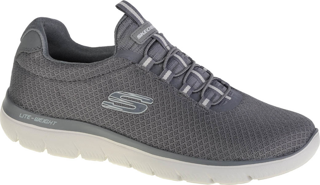 Sivé pánske tenisky Skechers Summits 52811-CHAR Veľkosť: 40