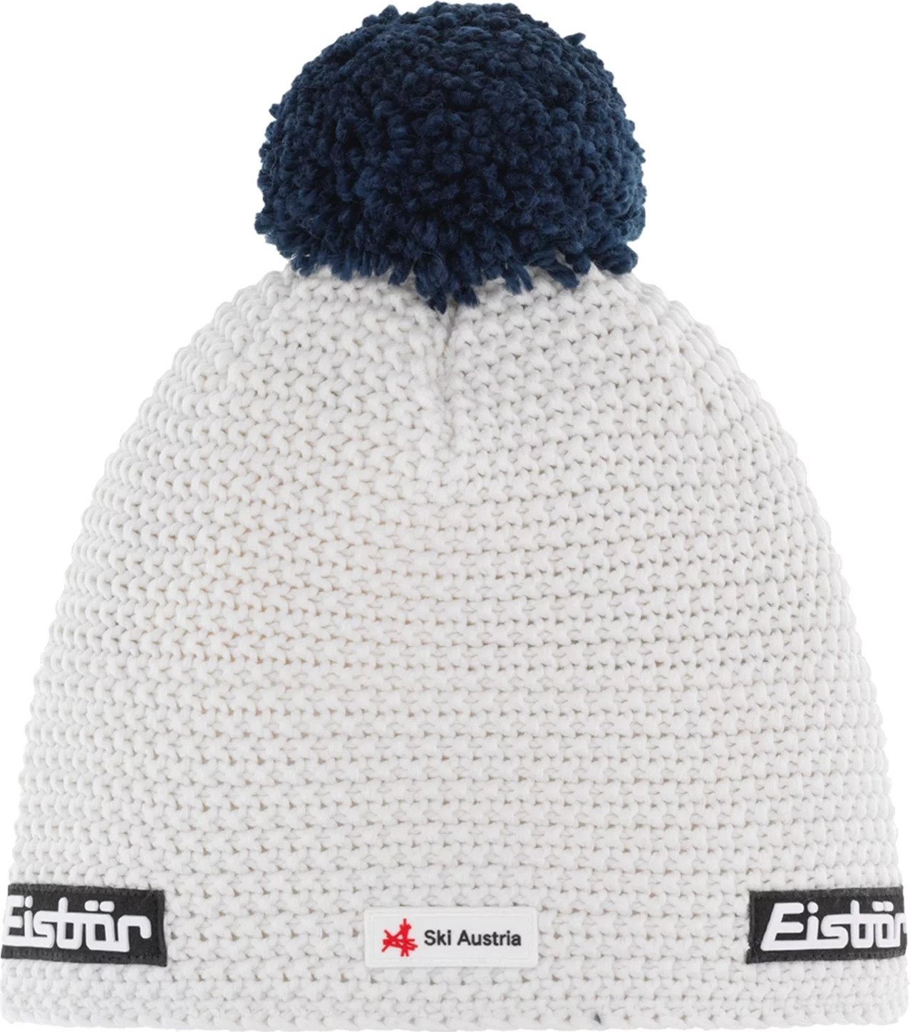 Biela zimná čiapka Eisbar Jamie Pompon MÜ RL SKA E33137-800 Veľkosť: ONE SIZE