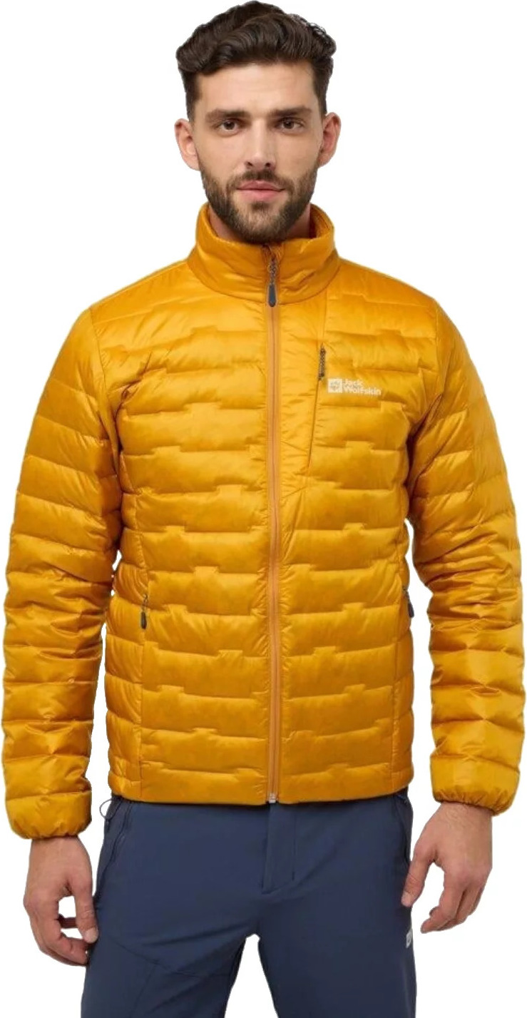 Horčicová pánska prešívaná bunda Jack Wolfskin Passamani Down M Jacket A61836-M0043 Veľkosť: L