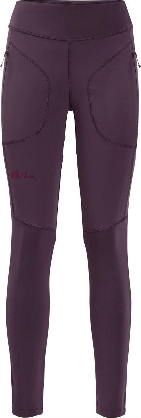 Fialové dámske outdoorové nohavice Jack Wolfskin Salmaster Pants W 1507781-2042 Veľkosť: L