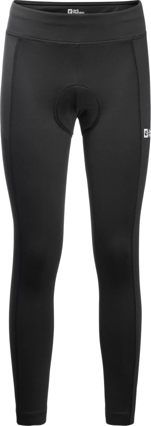 Čierne dámske cyklistické legíny Jack Wolfskin Morobbia Tights W 1507661-6000 Veľkosť: S