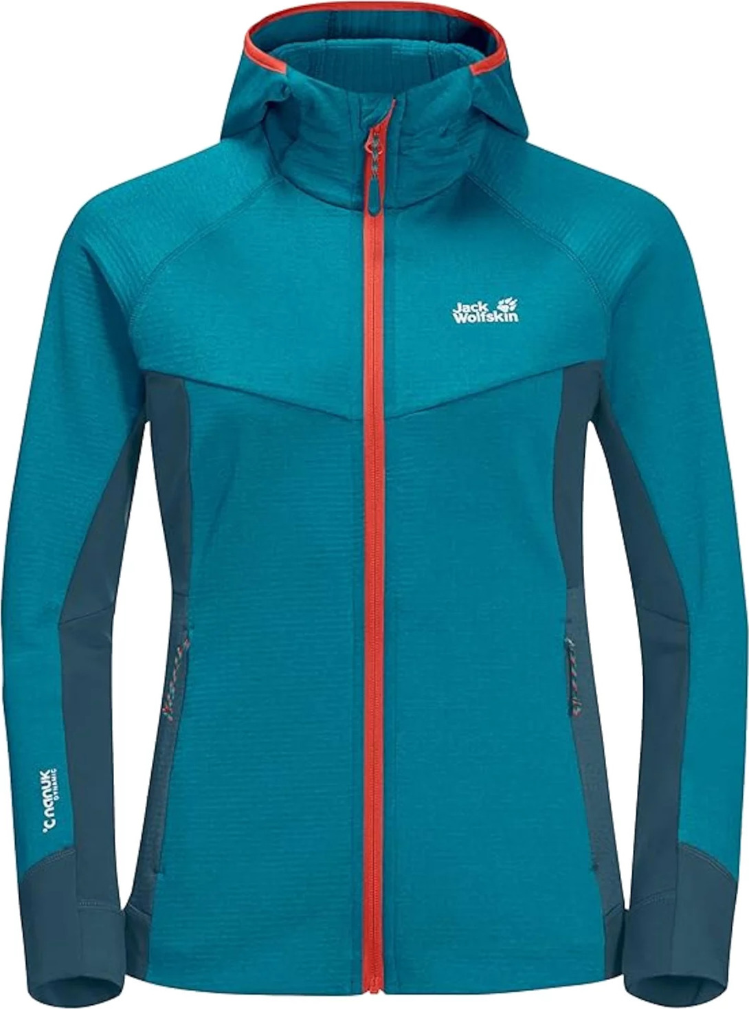 Fialová dámska fleecová bunda Jack Wolfskin Hydro Grid Fleece Jkt W 1709911-1395 Veľkosť: 2XL