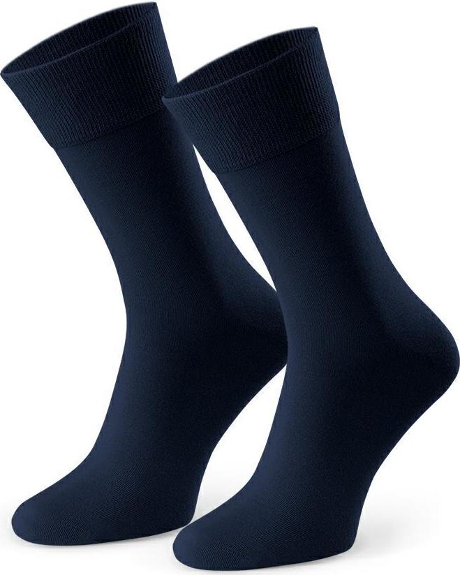 Tmavomodré pánske bambusové ponožky k obleku Art.124 Art.124 TL03, NAVY BLUE Veľkosť: 44/46