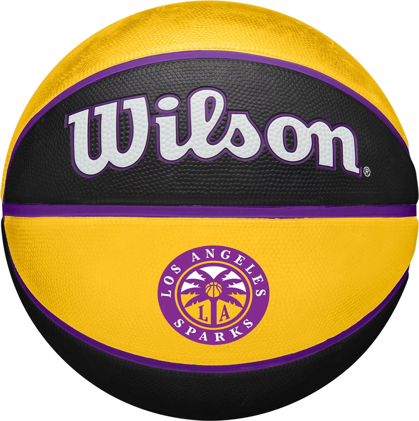 Basketbalová lopta Wilson WNBA Team Tribute Los Angeles Sparks Ball WTB4600XBLAS Veľkosť: 6