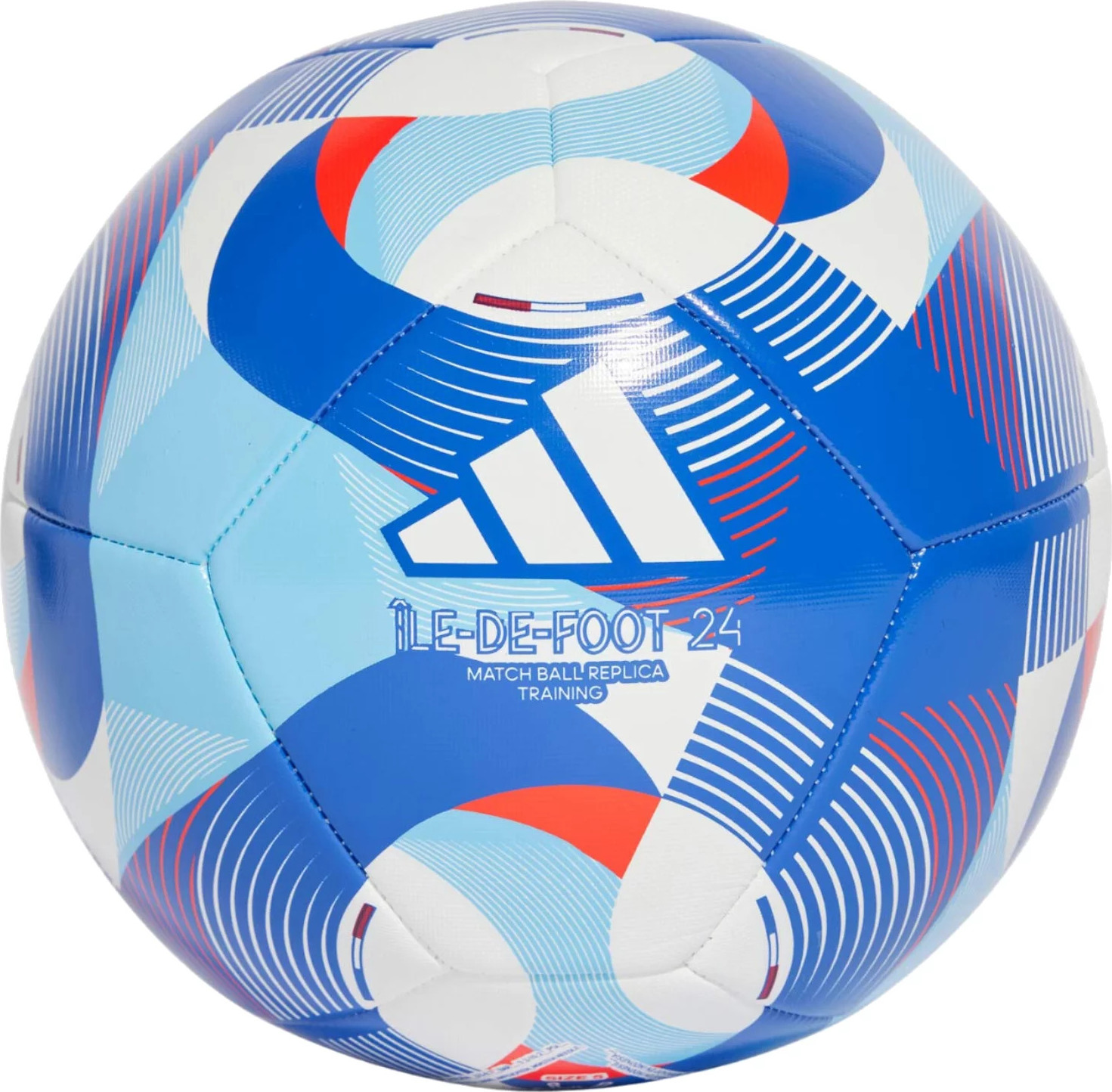 Futbalová lopta adidas Ile-De-Foot 24 Olympics Training Ball IW6330 Veľkosť: 3