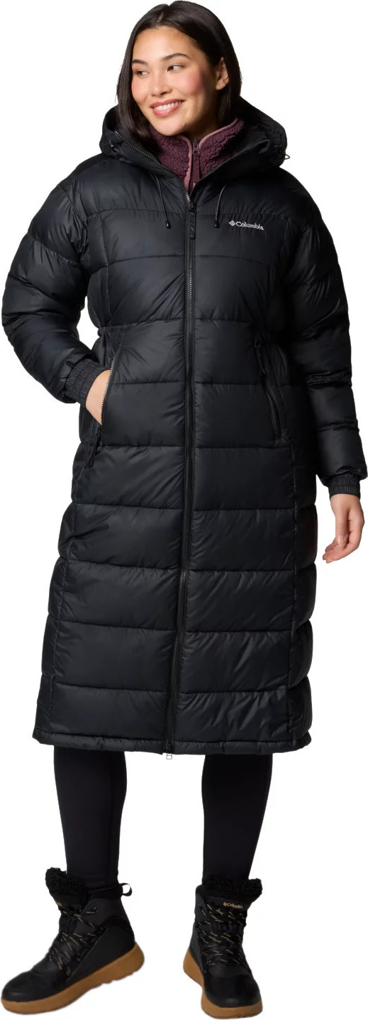 Čierna dámska dlhá prešívaná bunda Columbia Pike Lake II Long Jacket 2051351011 Veľkosť: L