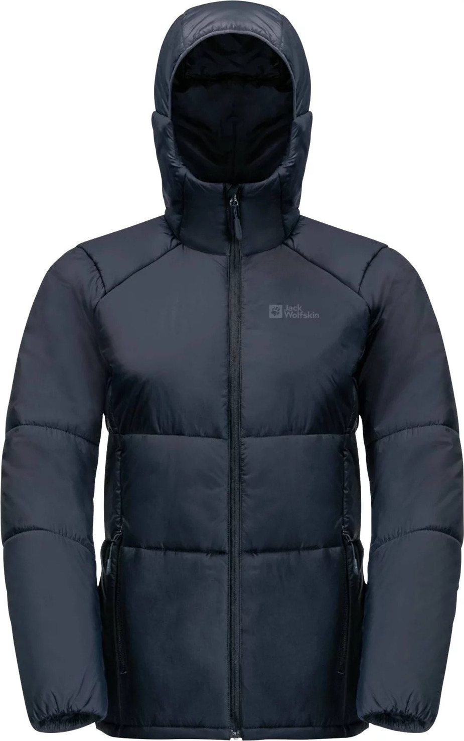 Čierna dámska bunda Jack Wolfskin Bergland INS Hoody W 1207221-1010 Veľkosť: 2XL
