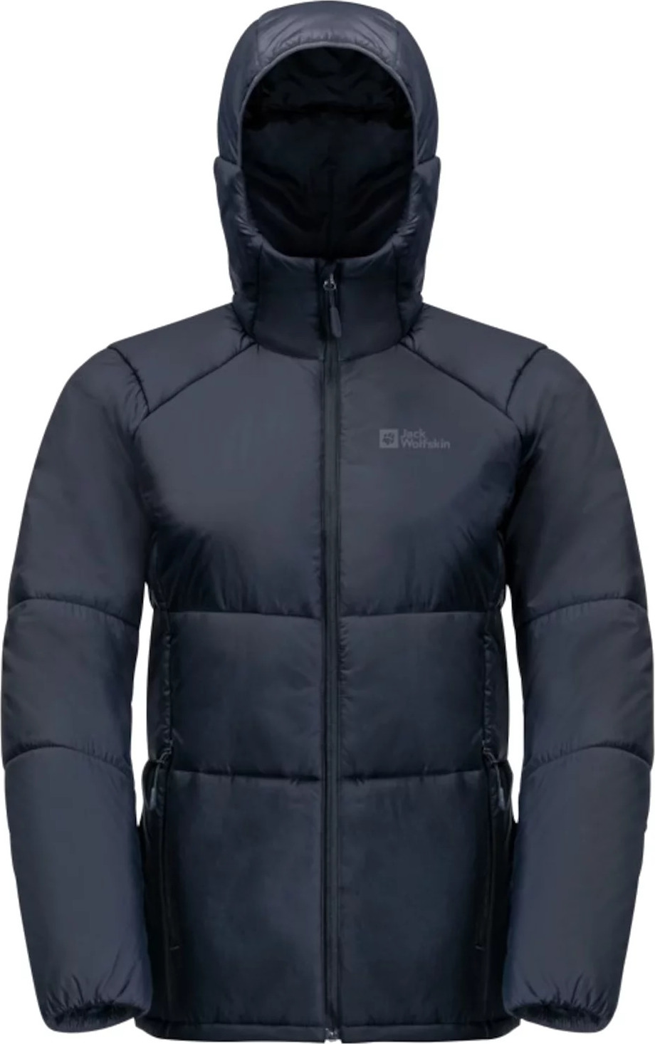 Čierna dámska bunda Jack Wolfskin Bergland INS Hoody W 1207221-1010 Veľkosť: L
