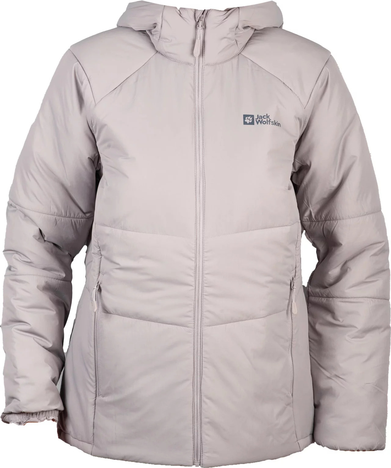 Sivá dámska bunda Jack Wolfskin Bergland INS Hoody W 1207221-2174 Veľkosť: L