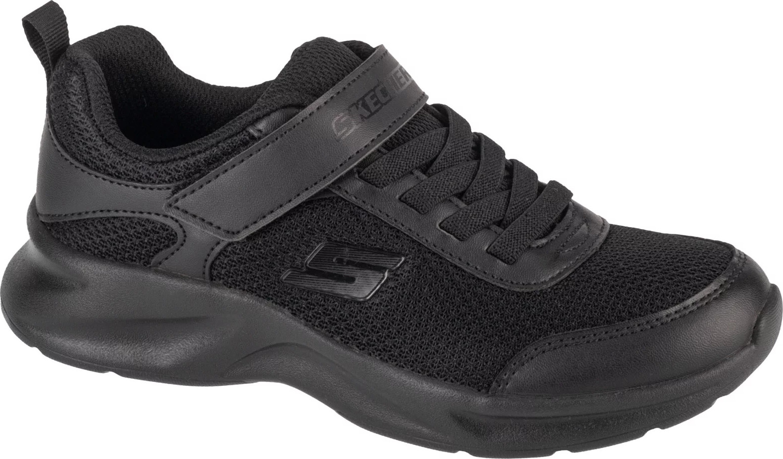 Čierne detské tenisky Skechers Dynamatic 405110L-BBK Veľkosť: 29