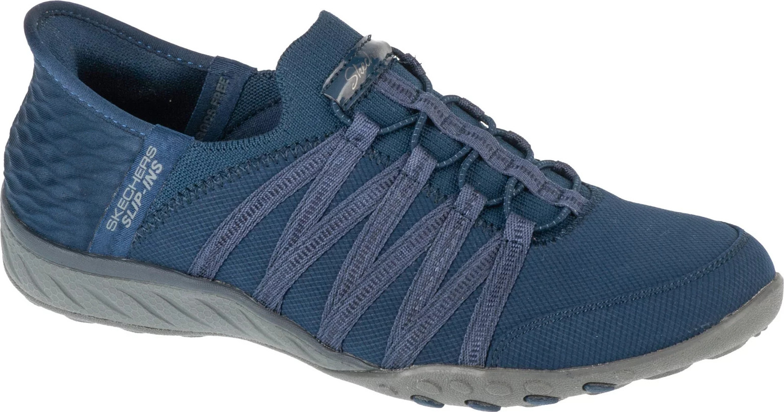 Tmavomodré dámske tenisky Skechers Slip-ins: Breathe Easy - Roll With Me 100593-NVY Veľkosť: 36