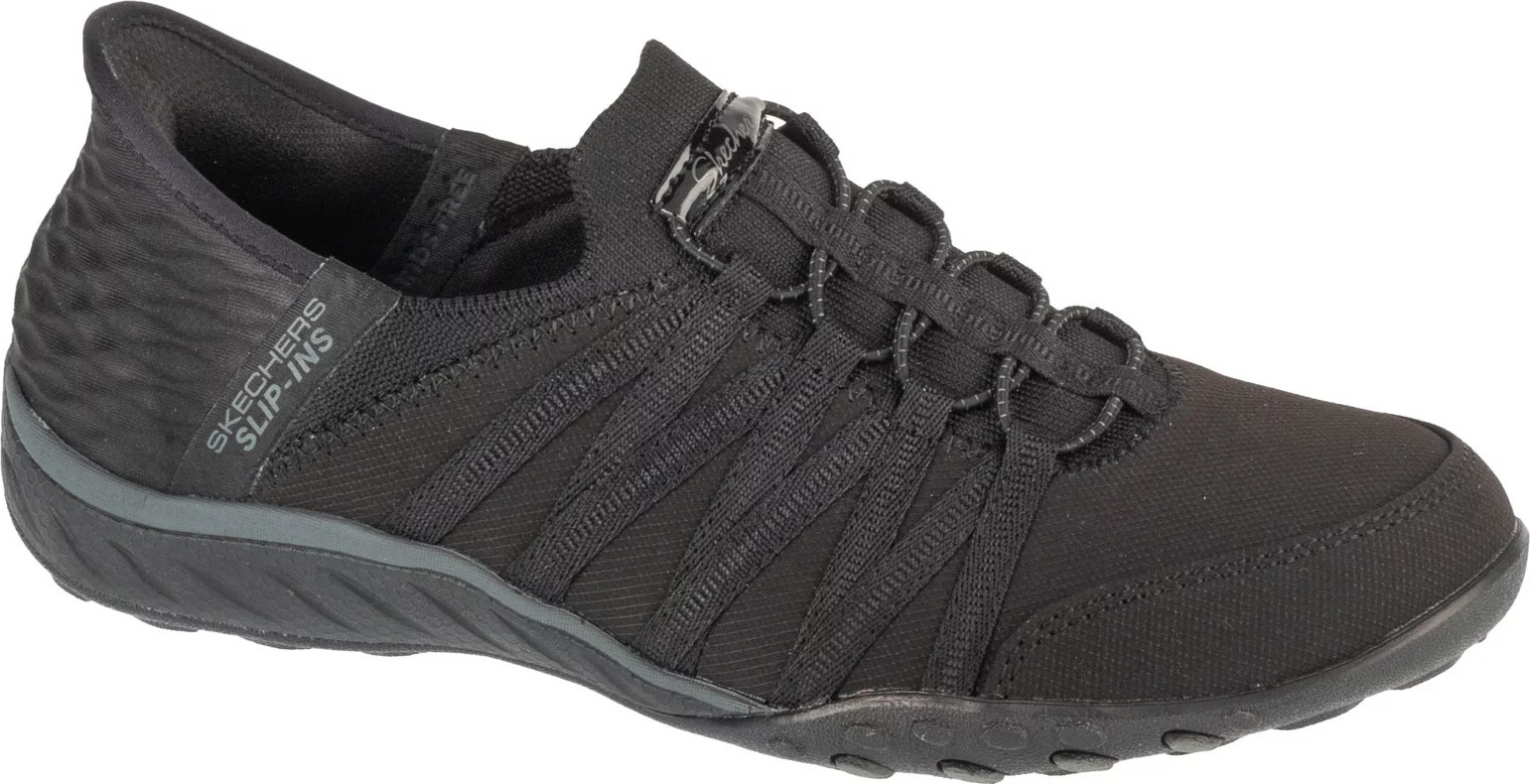 Čierne dámske tenisky Skechers Slip-ins: Breathe Easy - Roll With Me 100593-BBK Veľkosť: 36