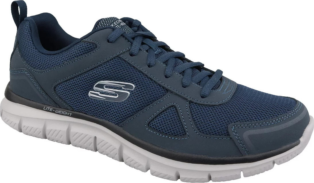Tmavomodré pánske tenisky Skechers Track-Scloric 52631-NVY Veľkosť: 43