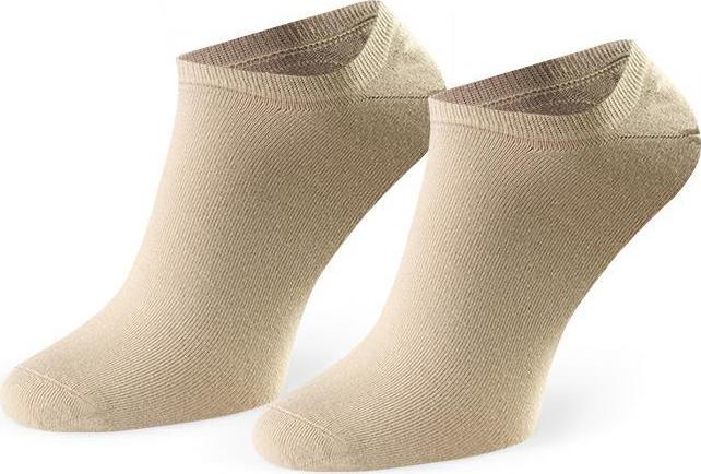 Béžové členkové bambusové ponožky Art. 094 VJ011, BEIGE Veľkosť: 44/46