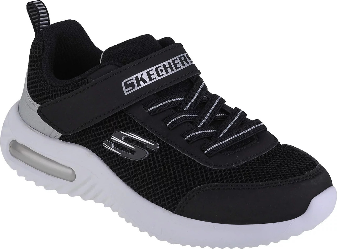 Čierne detské tenisky Skechers Bounder-Tech 403748L-BKSL Veľkosť: 31