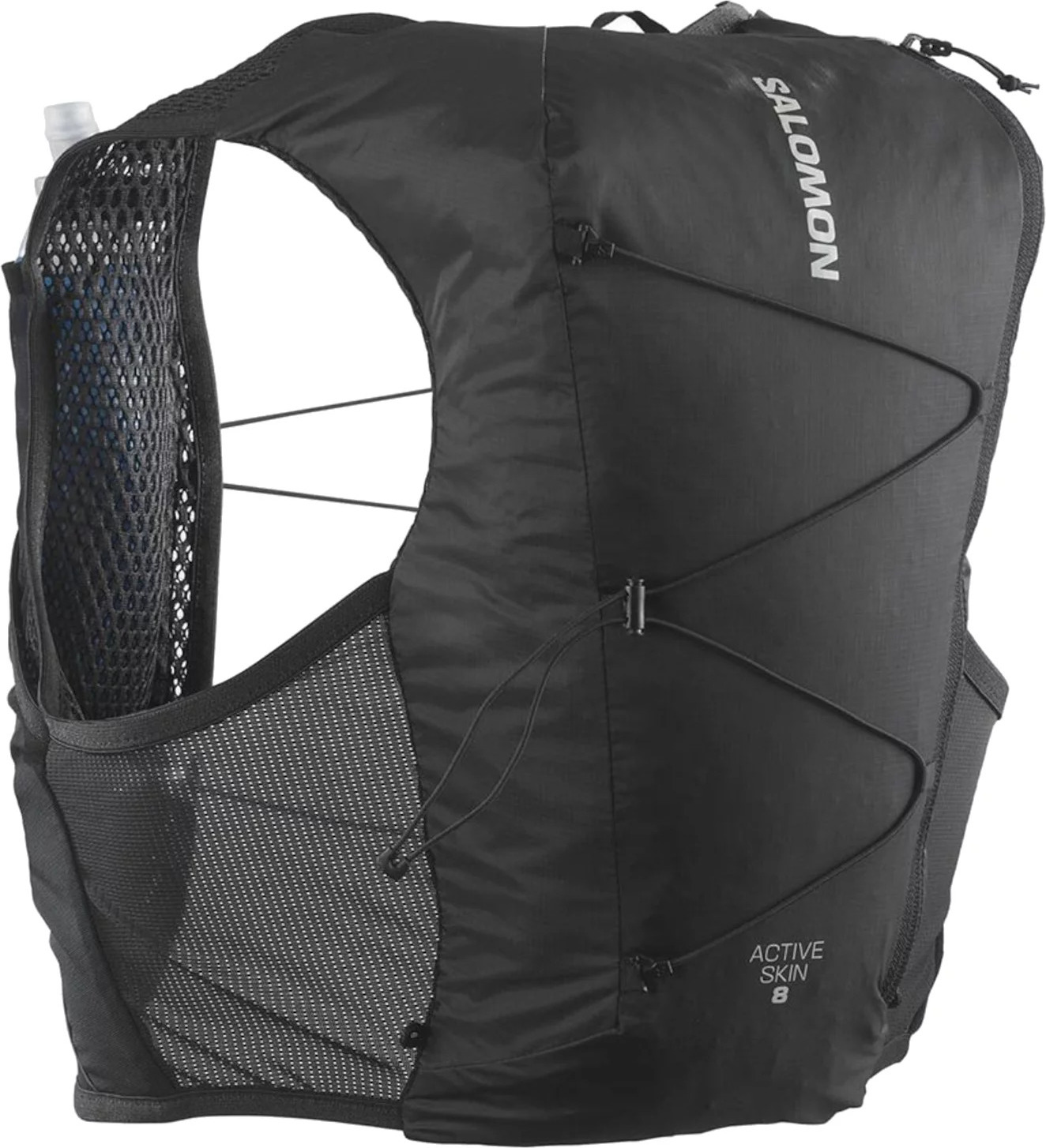 Čierny bežecký batoh Salomon Active Skin 8 Set LC2177800 Veľkosť: M