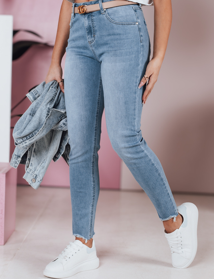 Dámske skinny rifle s vysokým pásom OLAVI UY2379 Veľkosť: S