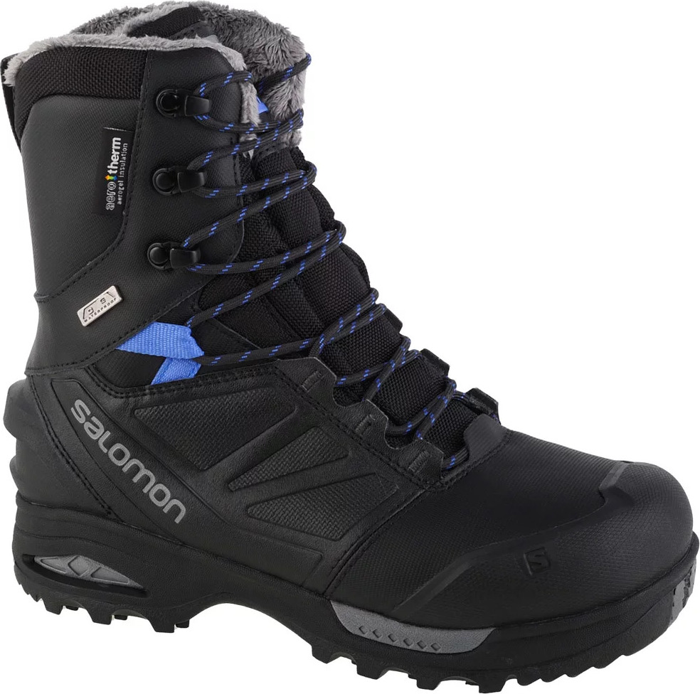 Čierne dámske outdoorové topánky Salomon Toundra Pro CSWP W 399722 Veľkosť: 43 1/3