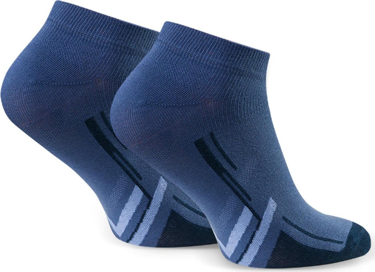 Modré pánske športové členkové ponožky * Art. 101 TB105, JEANS Veľkosť: 44/46