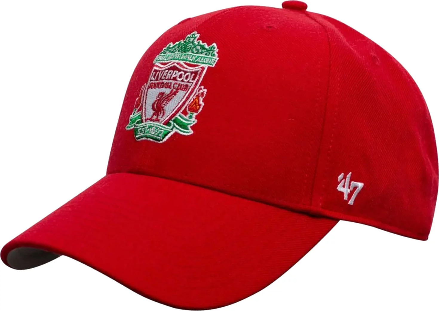 Červená pánska šiltovka 47 Brand EPL Liverpool Cap EPL EPL-MVP04WBV-RDH Veľkosť: ONE SIZE