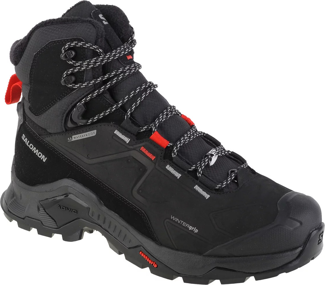Čierne pánske zimné outdoorové topánky Salomon Quest Winter TS CSWP 413666 Veľkosť: 42 2/3