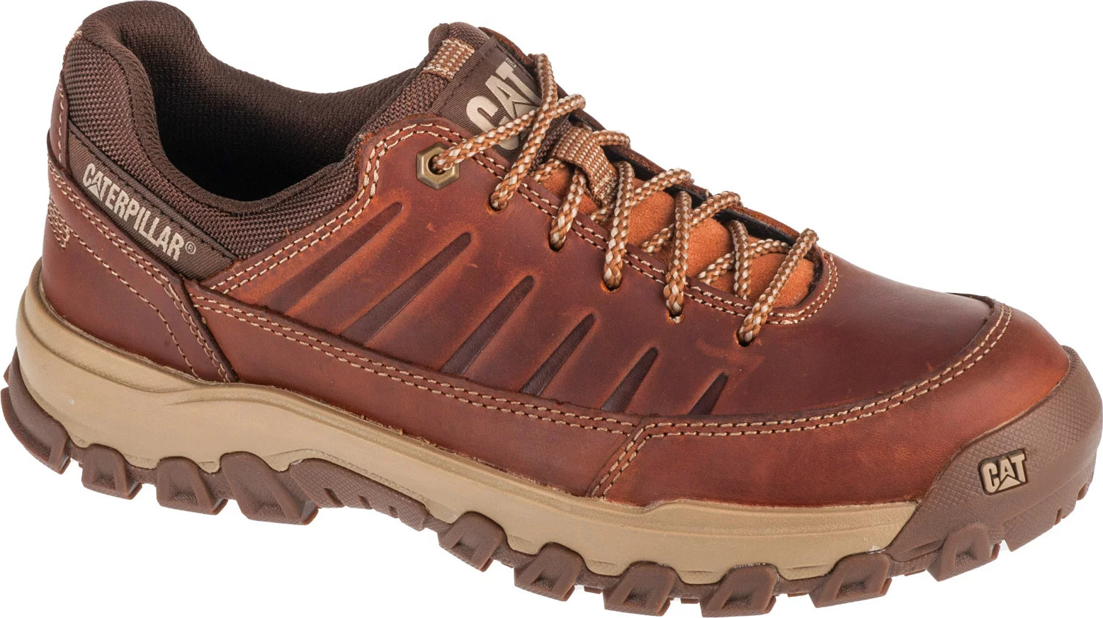 Hnedé pánske kožené tenisky Caterpillar Threshold Rebound Low P726208 Veľkosť: 41