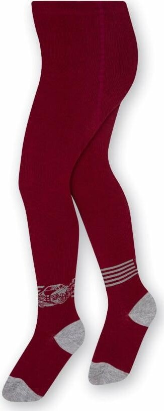 Vínové detské vzorované pančuchy Art.071 FJ130, CLARET Veľkosť: 104/110