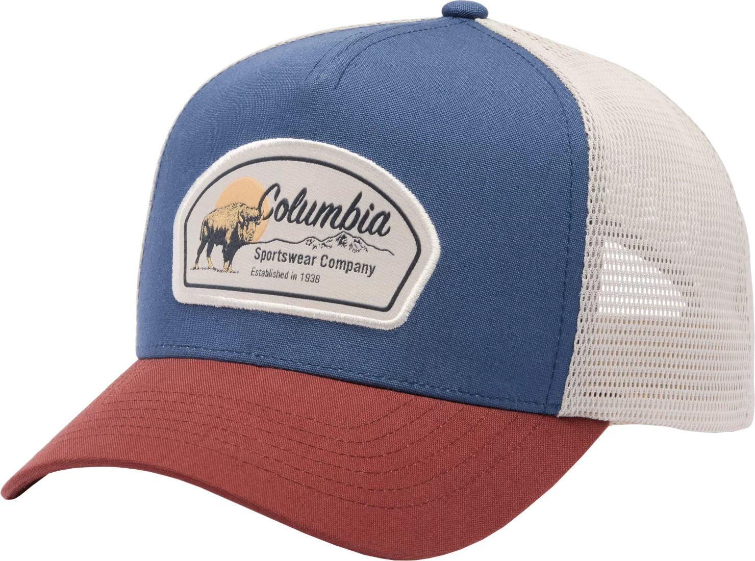 Červeno-modro-biela unisex šiltovka Columbia Road Ready Snap Back Hat 2120421478 Veľkosť: ONE SIZE