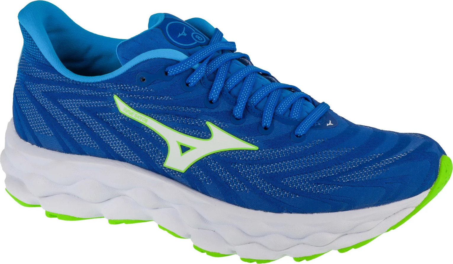 Modré pánske bežecké topánky Mizuno Wave Sky 8 J1GC240253 Veľkosť: 42