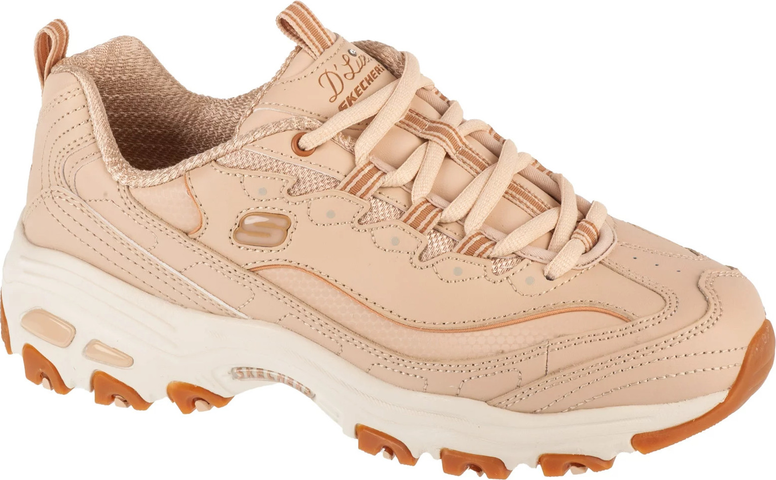 Béžové dámske tenisky Skechers D'Lites - Good Neutral 149807-NAT Veľkosť: 39