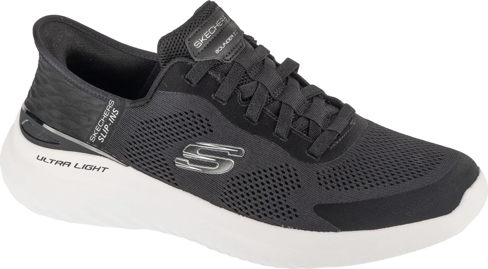 Čierne pánske športové tenisky Skechers Slip-Ins: Bounder 2.0 - Emerged 232459-BKW Veľkosť: 41