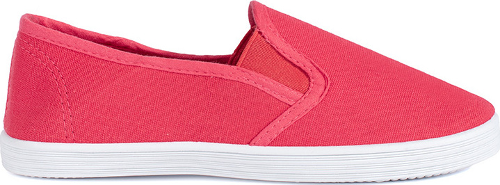 Červené dievčenské nazúvacie tenisky DD34TE-4R Veľkosť: 35