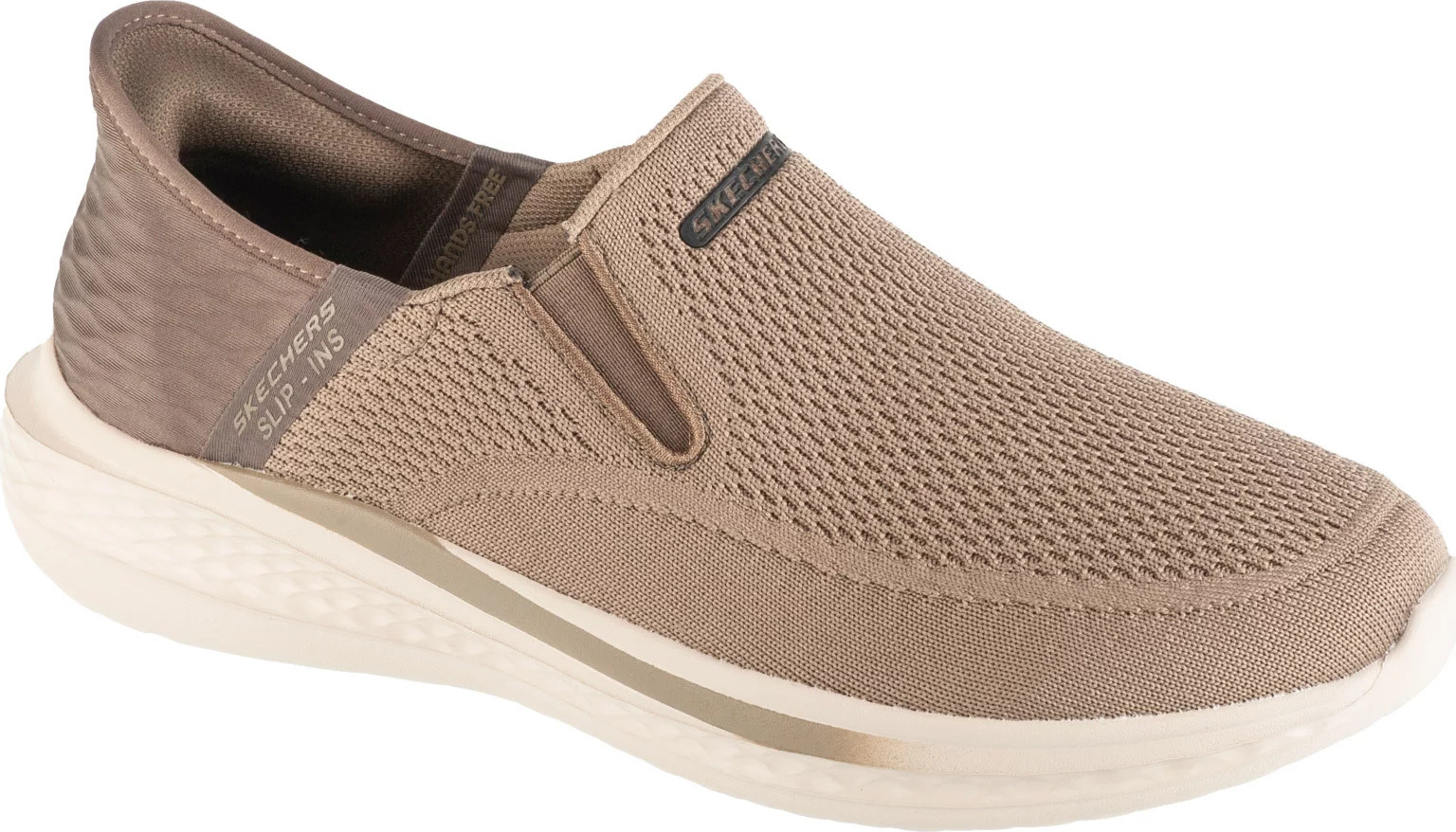 Béžové pánske tenisky Skechers Slip-Ins: Slade - Deacon 210887-TPE Veľkosť: 45