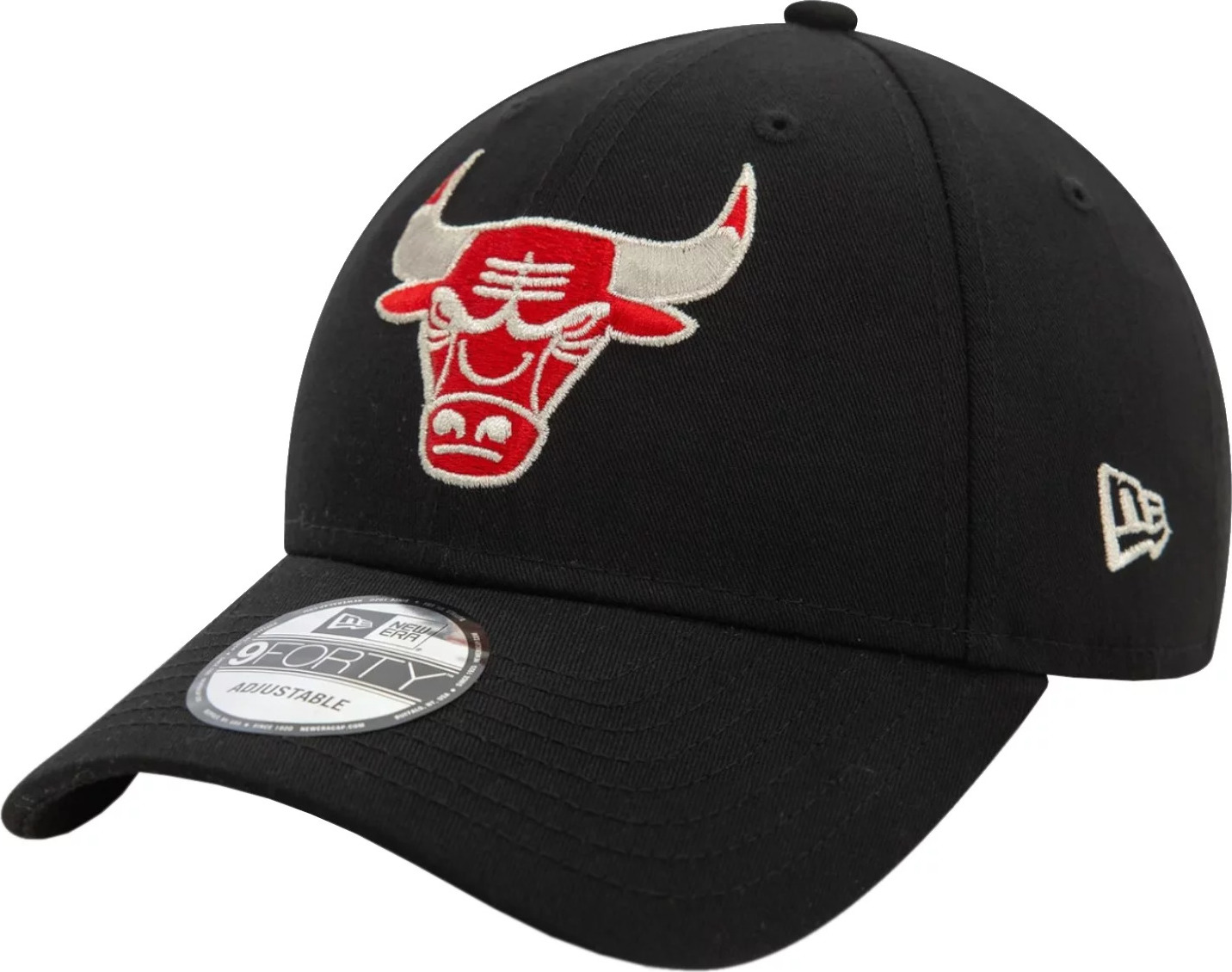 Čierna pánska šiltovka New Era 9FORTY Chicago Bulls Metallic NBA Cap 60580841 Veľkosť: ONE SIZE