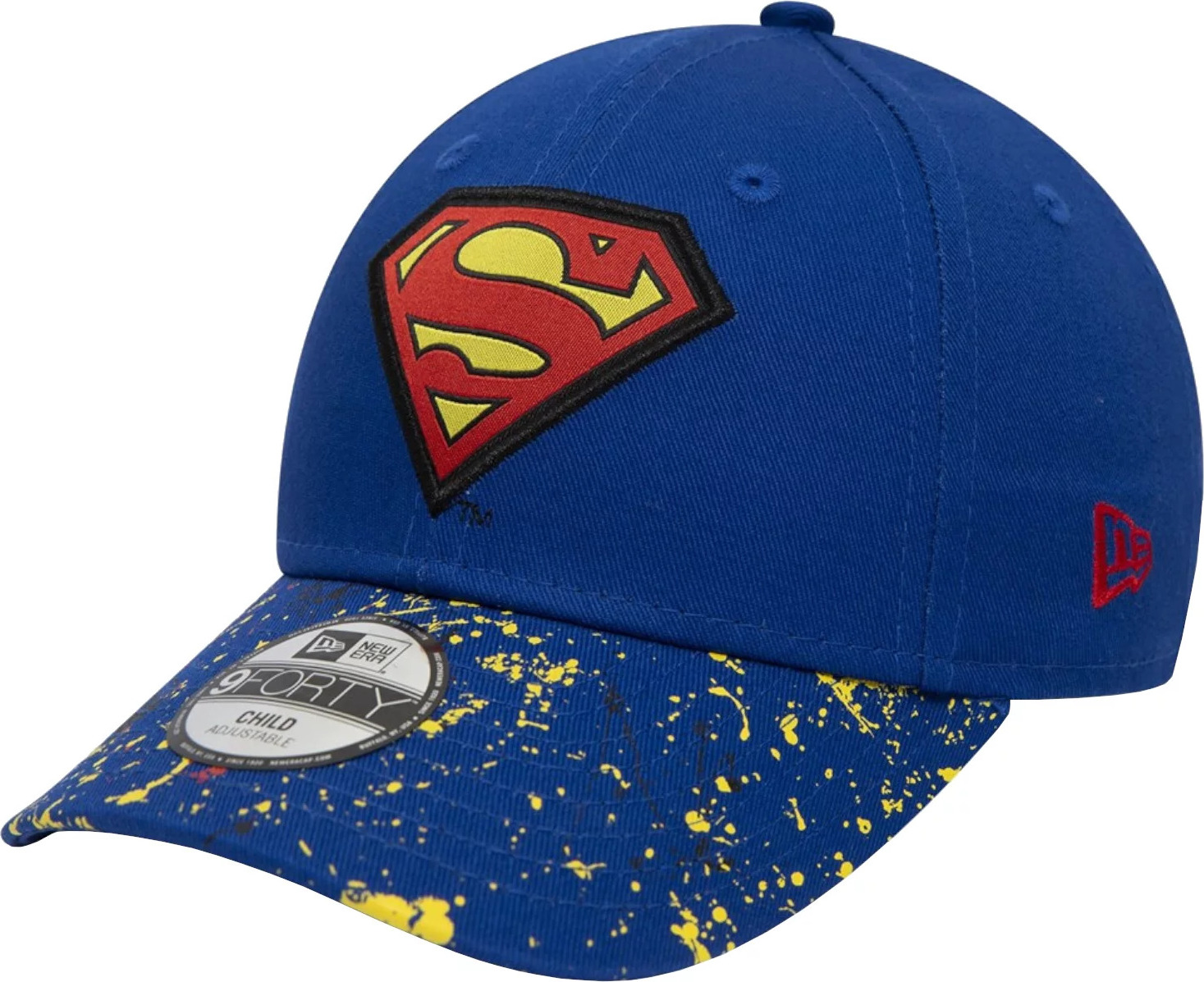Tmavomodrá chlapčenská šiltovka New Era 9FORTY DC Superman Kids Cap 60298810 Veľkosť: ONE SIZE