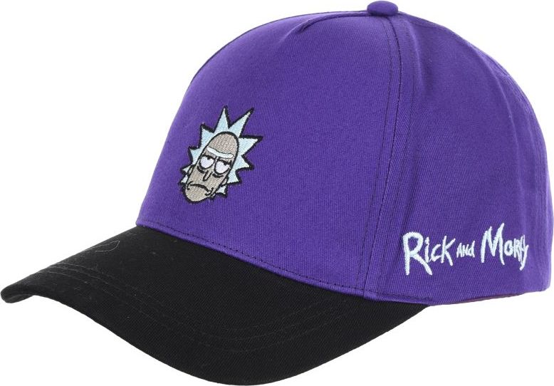 Fialovo-čierna chlapčenská šiltovka Rick and Morty Veľkosť: 56