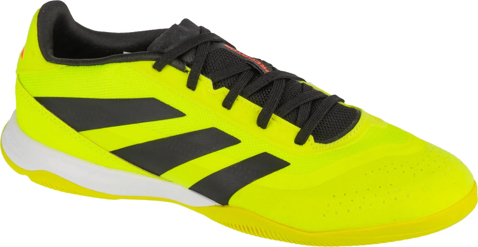 Neónovo žlté pánske sálové tenisky Adidas Predator 24 League Low IN IF5711 Veľkosť: 42 2/3