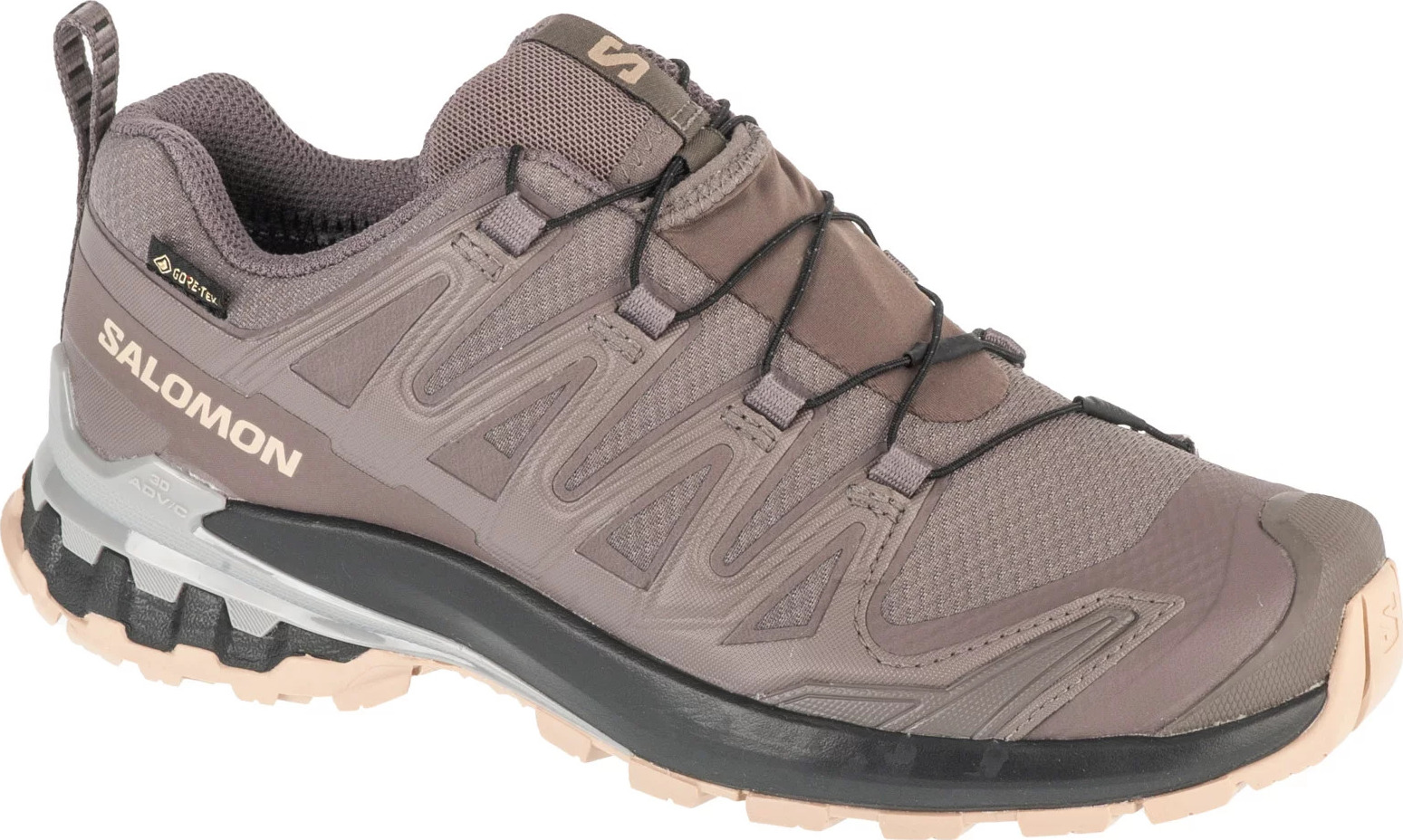 Tmavosivé dámske bežecké topánky Salomon Salomon XA Pro 3D v9 GTX W L47744500 Veľkosť: 41 1/3