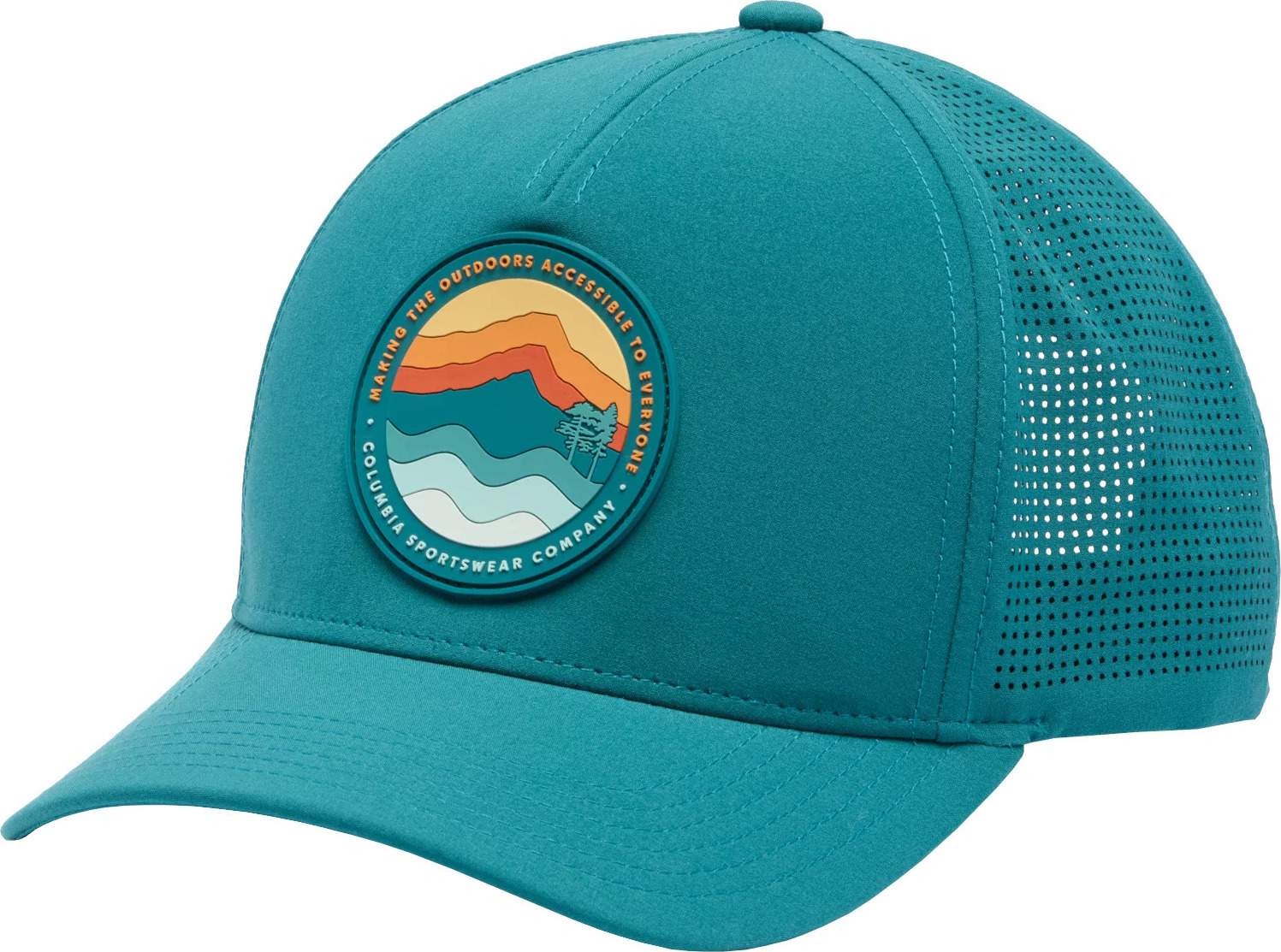 Tyrkysová šiltovka Columbia Mountaincap 3D Stretch Snap Back Hat 2105091364 Veľkosť: ONE SIZE