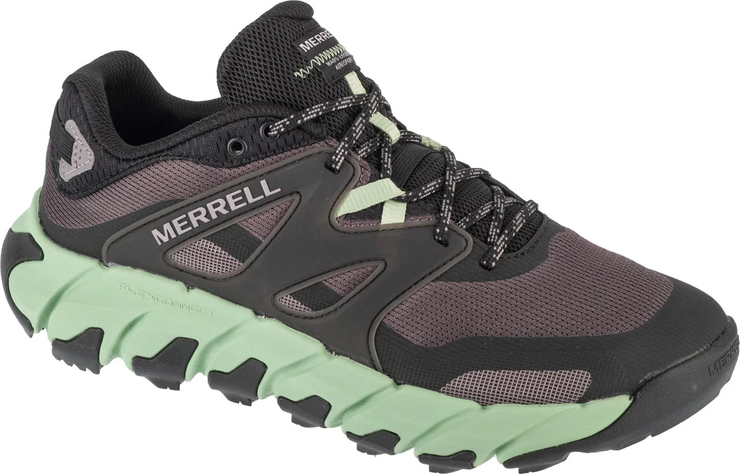 Zeleno-sivé pánske outdoorové topánky Merrell Maipo Explorer Aerosport J038021 Veľkosť: 46
