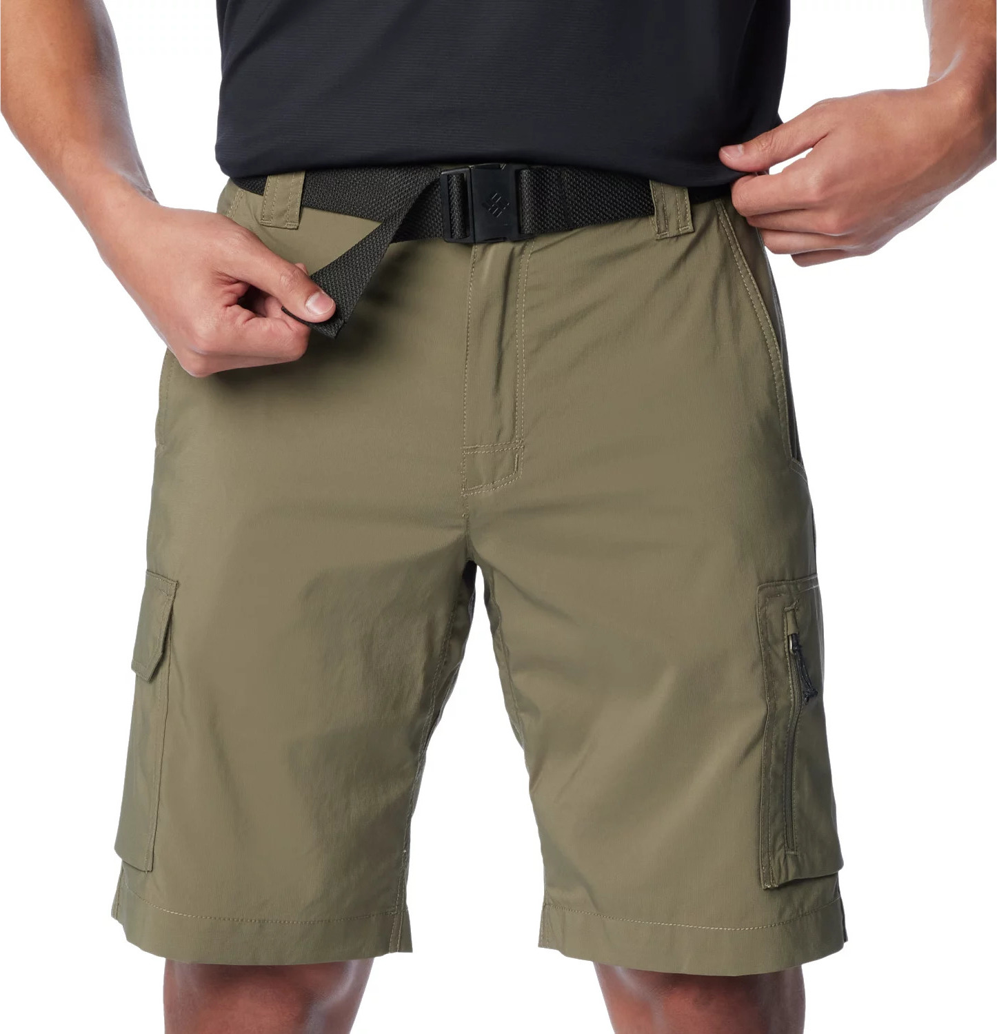 Tmavozelené pánske kraťase Columbia Silver Ridge Utility Cargo Shorts 2030744397 Veľkosť: 32