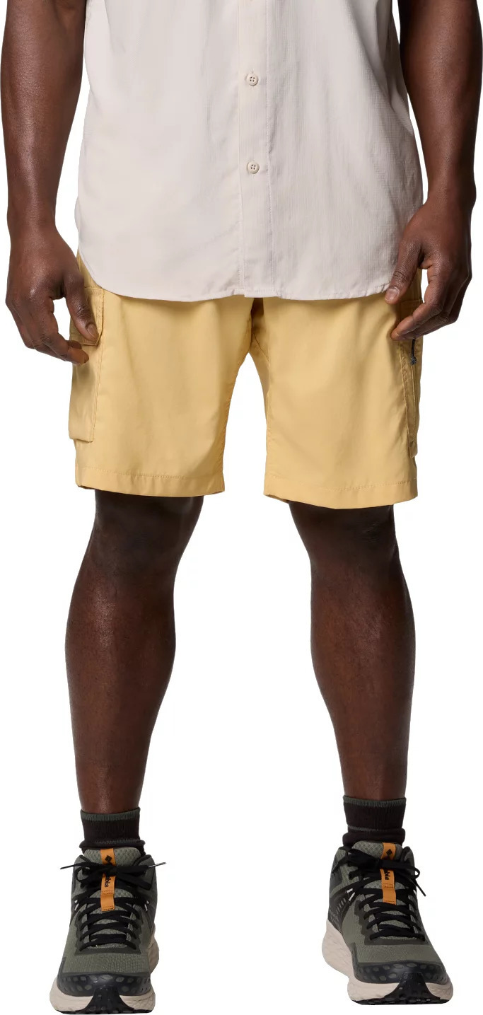 Svetložlté pánske kraťase Columbia Silver Ridge Utility Cargo Shorts 2030744010 Veľkosť: 34