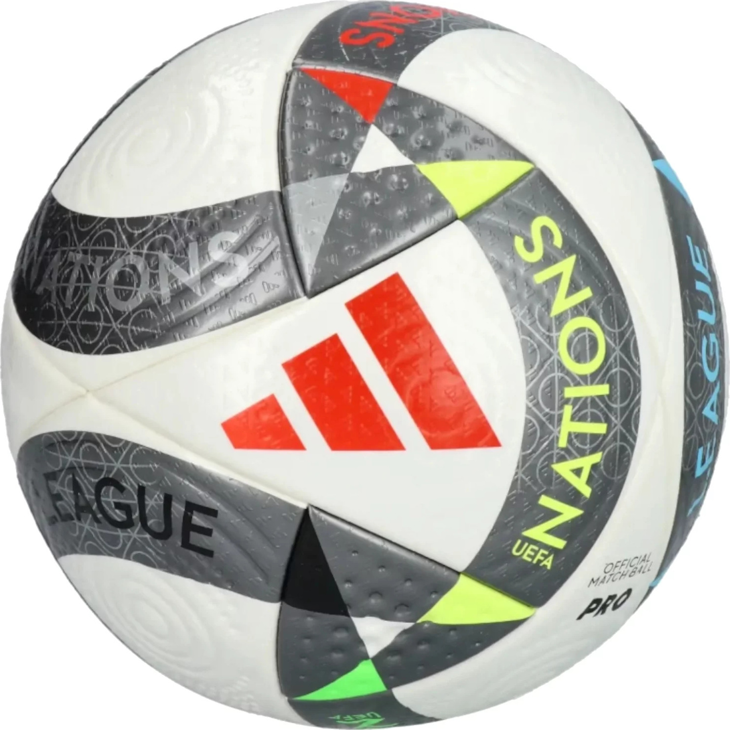 Futbalová lopta Aadidas UEFA Nations League 24 Pro Ball IS7441 Veľkosť: 5