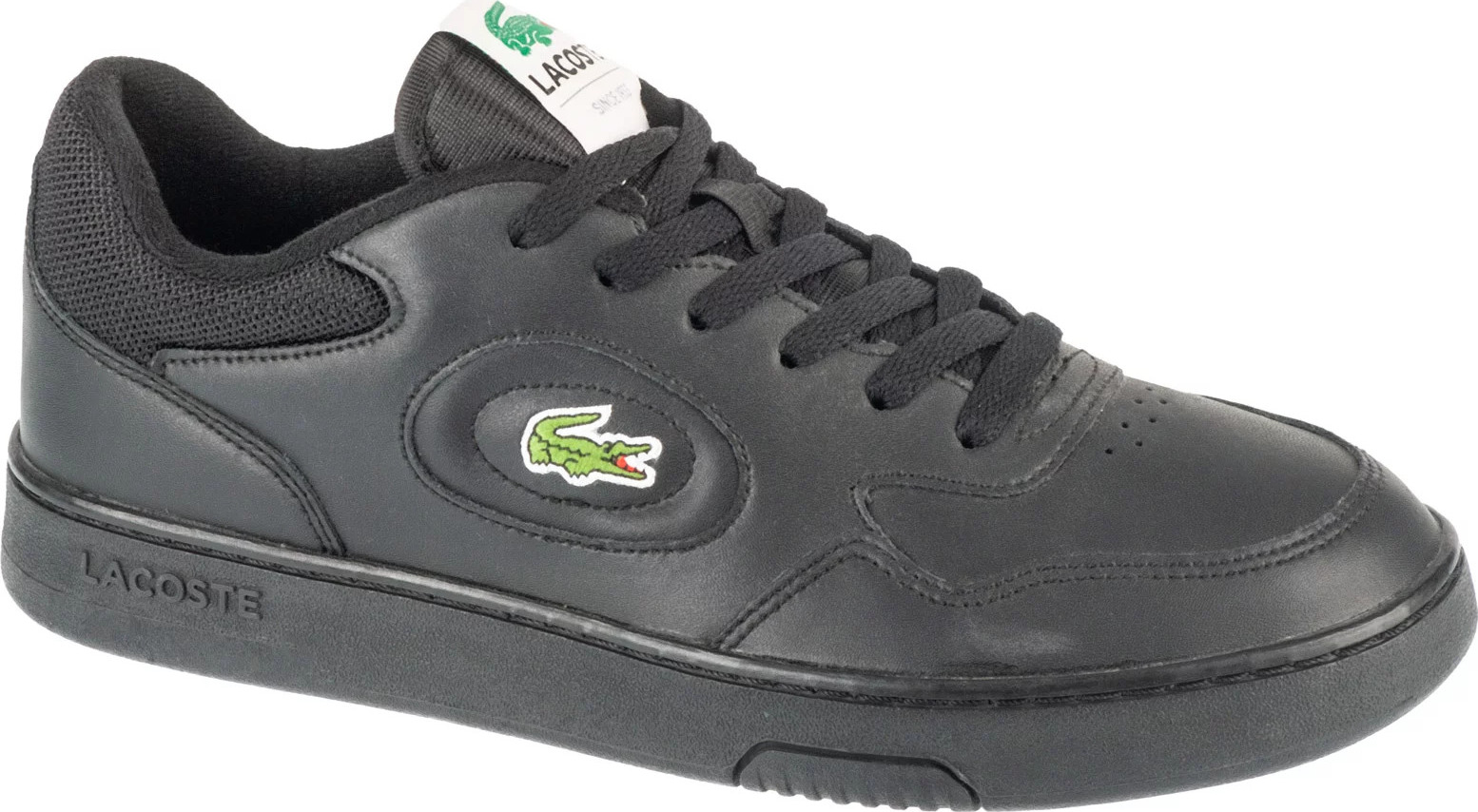 Čierne pánske kožené tenisky Lacoste Lineset 223 746SMA004502H33 Veľkosť: 41
