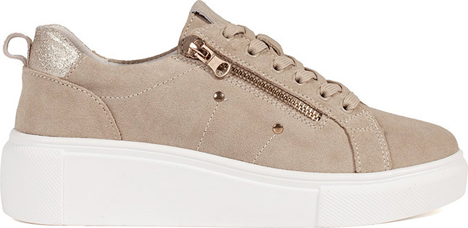 Béžové sneakersy na hrubej podrážke GD-LX1001APR Veľkosť: 36