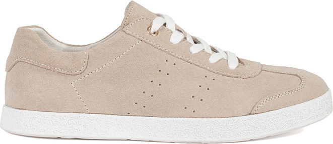 Béžové dámske kožené sneakersy GD-XF-91BE Veľkosť: 36