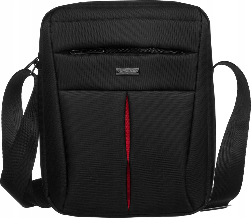 Peterson čierna textilná taška cez rameno PTN 73202 Veľkosť: ONE SIZE