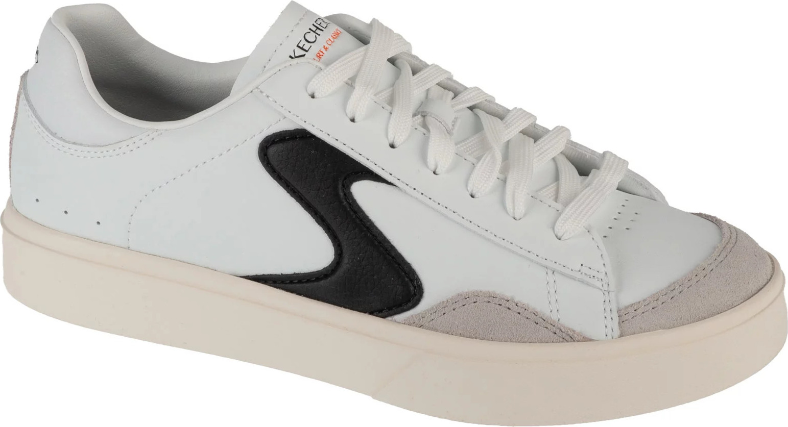 Bielo-béžovo-čierne dámske tenisky Skechers Eden LX - Slick Talk 185190-WBK Veľkosť: 36