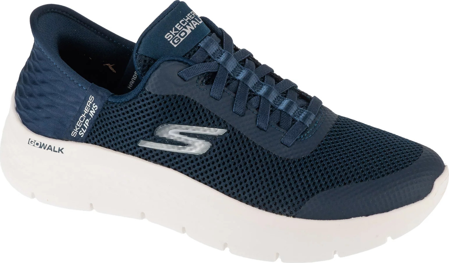 Tmavomodré dámske športové tenisky Skechers Slip-Ins: GO WALK Flex - Grand Entry 124836-NVW Veľkosť: 36