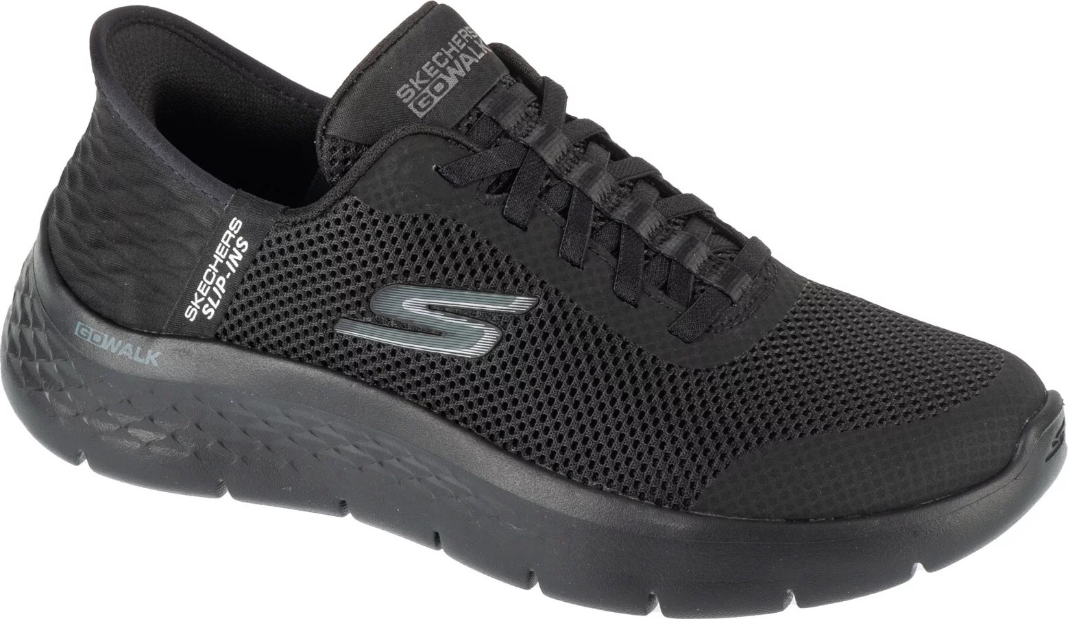 Čierne dámske športové tenisky Skechers Slip-Ins: GO WALK Flex - Grand Entry 124836-BBK Veľkosť: 36